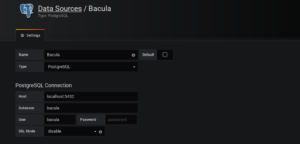 Um Modelo do Bacula para Grafana 133