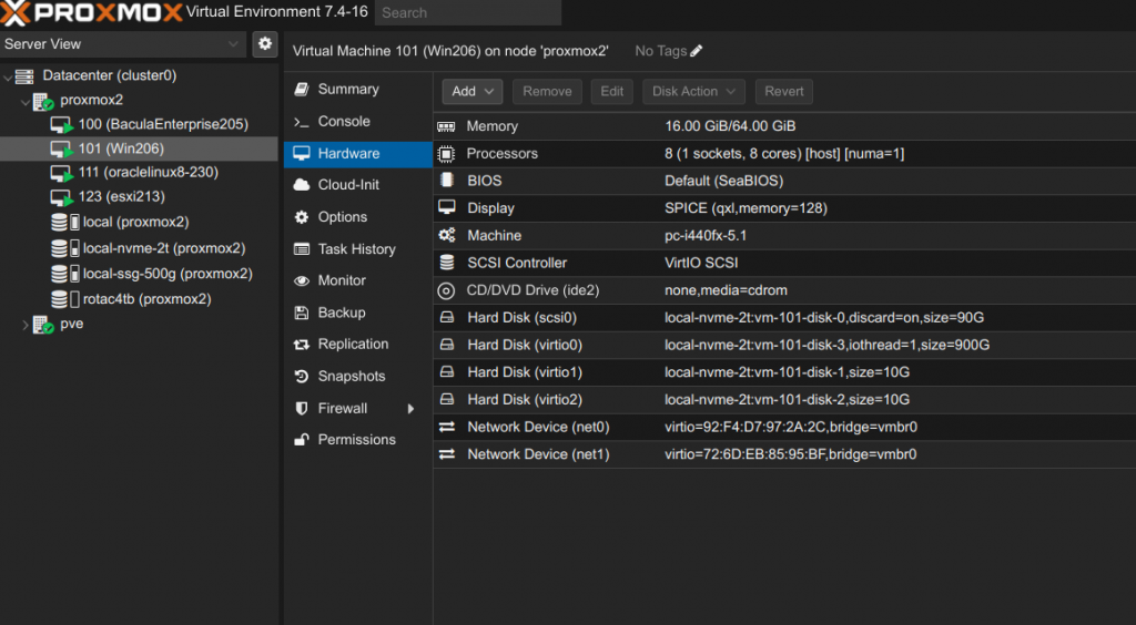 Comparativo Performance Bacula Enterprise versus Veeam: Bacula até 1250% mais rápido 12