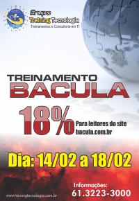 Treinamento Bacula na Training Tecnologia (Brasília-DF / Fevereiro 2011)