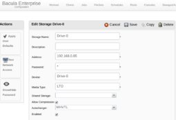 bweb Tape Libraries Graphical Operation - Enterprise Bacula 3