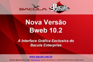 ﻿Nova Versão BWeb 10.2