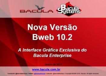 ﻿Nova Versão BWeb 10.2