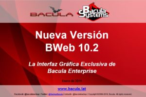 Nueva Versión BWeb 10.2