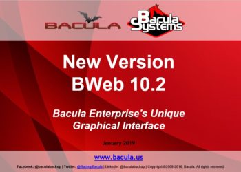 New BWeb 10.2 Version