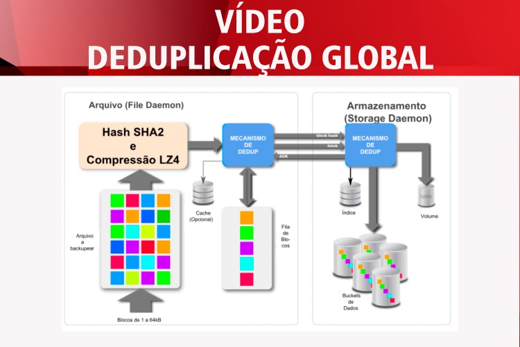 Redução Extrema no Tráfego de Dados e Armazenamento de Backups