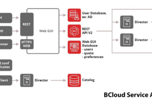 Detalhes da Interface do BCloud para Backup-as-a-Service