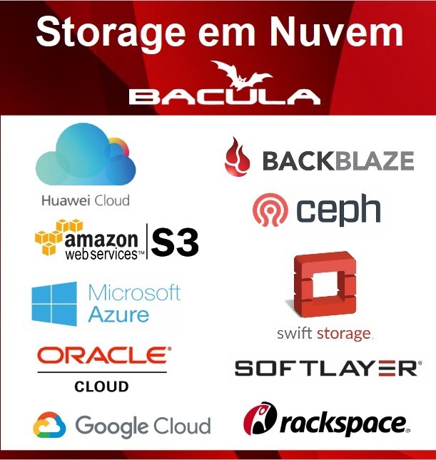 Armazenamento de Backups em Nuvem S3 Bacula Enterprise