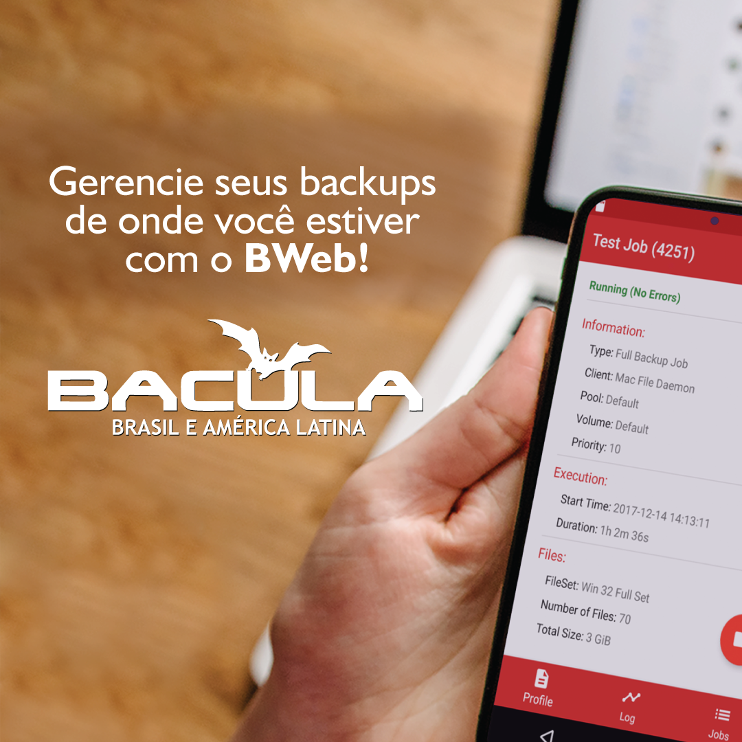 Home Office? Gerencie seus Backups de onde você estiver com o BWeb!