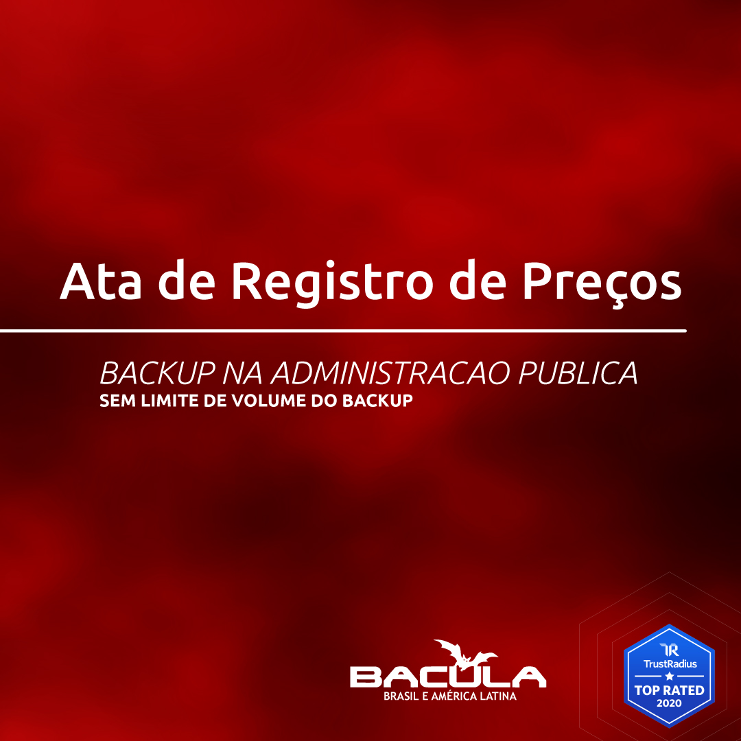 Ata de Preços Bacula Enterprise: Backup sem Limites!