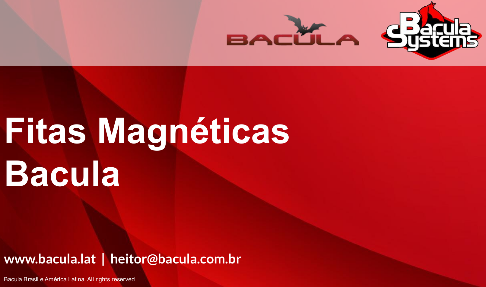 Robôs de Fitas Magnéticas com Bacula – Vídeo