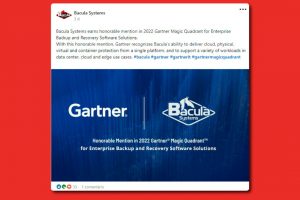 Menção Honrosa no Gartner Magic Quadrant 2022